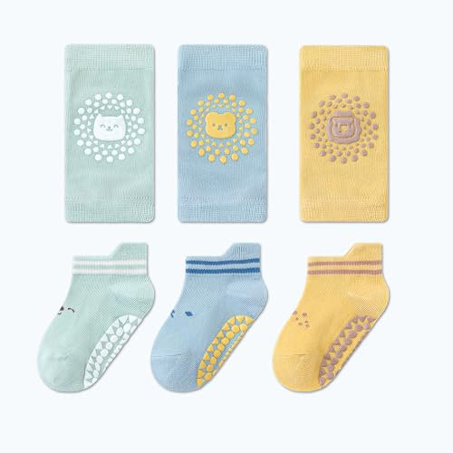 3 pares rodilleras bebe gateo,rodilleras bebe,rodilleras gateo bebe,rodilleras gateo,calcetines antideslizantes bebe,calcetines antideslizantes niño,meias antiderrapante bebe,rodillera bebe gateo