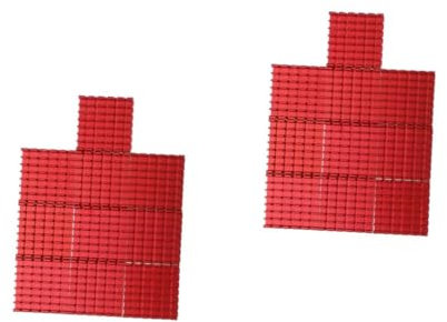 Gadpiparty 2 Sätze Kühlkörper Dioden Speicher Heat Sink Ram Energiespar Erdkühler Sounkarte Leiterplatte Heizkörper Verkldung Power Save Kühlere Flosse Kühlrippe Aluminium Rot 10 Stück * 2