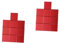 Gadpiparty 2 Sätze Kühlkörper Dioden Speicher Heat Sink Ram Energiespar Erdkühler Sounkarte Leiterplatte Heizkörper Verkldung Power Save Kühlere Flosse Kühlrippe Aluminium Rot 10 Stück * 2