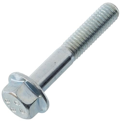 AERZETIX - K35396 - Lot de 10 - Boulon à embase Vis à tête Hexagonale avec collerette - M6x35mm - en acier zingué - vis d'assemblage