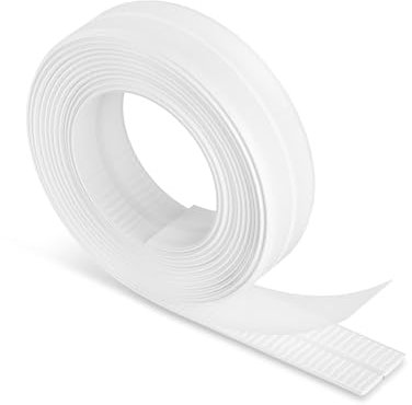 Isolbau - Dichtungsband Selbstklebend Dusche - 22 mm PVC Fugen-Dichtband für Bad & Küche - Wannendichtband Wasserdicht - Abdichtung für Badewannen, Waschbecken, Toiletten, Arbeitsplatten