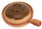 Beatifufu Pot Argile Traditionnel pour Ragoûts Soupe Couvercle pour Réunions Familiales Voyages Cuisson Répartition Uniforme de Chaleur Multifonctionnel Portable