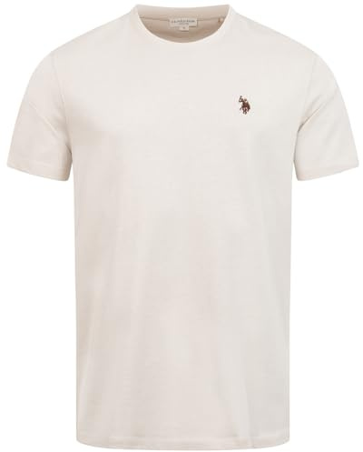 U.S. POLO ASSN. Herren T-Shirt (S-3XL) 100% Baumwolle, Rundhals, Kurzarm, Basic - P030