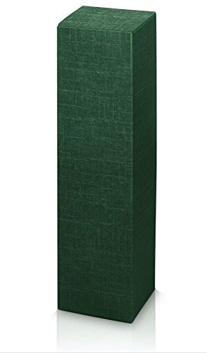 10 Stück Weinkarton, Weinverpackung, Flaschenkarton - Fineline grün Faltschachtel für eine Flasche Wein/Sekt (grün)