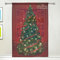 Use7 Fenstervorhang mit Aufschrift Merry Christmas, glitzernd, 139,7 x 213,4 cm, 1 Stück, moderne Fensterdekoration für Kinder, Zuhause, Wohnzimmer, Esszimmer, Spielzimmer