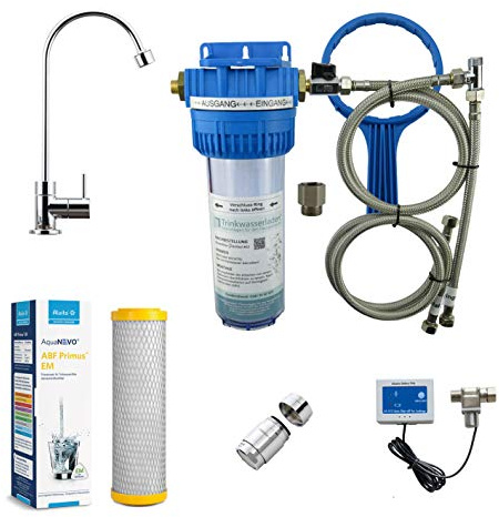 Trinkwasserladen TWL Vario Filtersystem Safe-Premium mit WTC-241 Wirbler, Primus EM und Aquastop