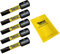5 x SabreCut SCRSL532_5 32mm SL5 Slotted Magnetic Impact Screwdriver Driver Bits Set Single Ended Heavy Duty