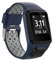 MCO Armband kompatibel Tom Tom,Silikon Uhrenbänder für Tomtom Runner 3 Armband/Runner 2/Spark 3/Adventurer/Golfer 2 (Blau&Grau)