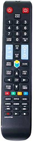 VINABTY AA59-00790A Replace Remote Control For Samsung TV UE22F5400AW UE32F5370SS UE39F5070SS UE42F5700AW UE46F5300AW UE60F6300AW UE50F5500AK UE32F5570SS UE46F5000AW UE32F5300AW UE46F5370SSUE60F6300AK