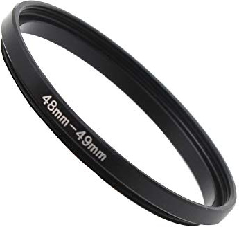 Mecion Step Up Rings Adapter 48mm to 49mm Step-Up Lens Adapter Ring For Filters