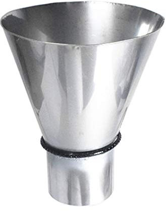 ClothHouse 304 Stainless Steel & Iron Extra Large Diameter Funnel, 30cm Opening, 14cm Outlet, Silver, Funnel