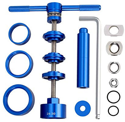 CALIDAKA Professionelles Fahrrad-Tretlager-Installations- und Entfernungswerkzeug-Set, langlebiges Fahrrad-Tretlager-Entfernungswerkzeug-Set für Bb86/Pf30/92/386