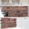 NOVECRAFTO Slim Stone Effect 3D Wall Panels - 37.79x18.89 in (96x48cm) - 20 Sheets Covering 99.2 sqft (9.22 sqm) Wall Cladding for Bedroom Office Kitchen in Copper Brown Slim Stone Brick Design