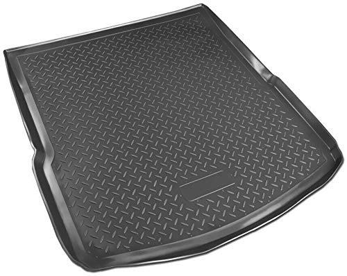 Recambo Kofferraumwanne passend für Audi A6 C6 Limousine | 2004-2011 | Polyethylen (flexibler Kunststoff) | Schwarz | Passgenau mit Rand