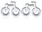 Yienate Niedliche kleine Fahrrad-Ohrringe, Ohrkletterer, Ohrstecker, kreativer Fahrrad-Ohr-Crawler, einzigartige Ohrmanschette, modischer Silber-Ohrring, Schmuck für Frauen und Mädchen