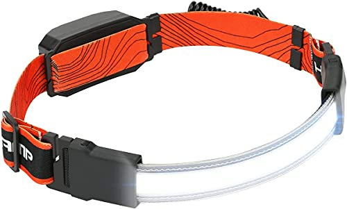 WINDFIRE USB-aufladbare Stirnlampe, superhelle COB-Stirnlampe mit weitem Lichtkegel, 210° Beleuchtung 50000 Lumen Stirnlampe mit Rotlicht, 3 Lichtmodi Leichte Stirnlampe zum Camping Angeln Radfahren