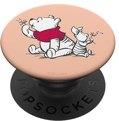PopSockets Disney Winnie the Pooh and Piglet Dandelion Pink PopSockets mit austauschbarem PopGrip