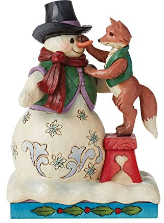 Enesco Schneemann mit Fuchs