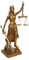 Magicsculp The Lady Justice Statue – Messingmaterial, griechische römische Göttin der Gerechtigkeit, 30,5 cm, Museumsqualität, Sammelfigur | Brass-S