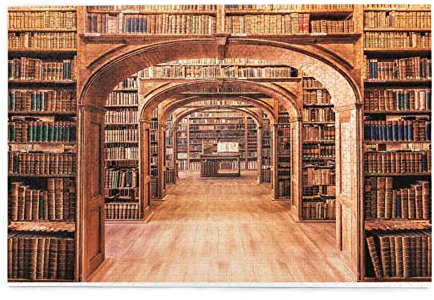 Library Bookcase Puzzle is Suitable for Adults and Children1000 Piece Jigsaw Puzzle
