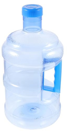 Gatuida Botella De Agua Mineral De 20 Botellas De Agua Botella De Agua De Plástico Reutilizable De 5 litros De Jarra Tapa De Plástico De Botella De Agua para Bañarse Acampar Botella Agua 5 litros