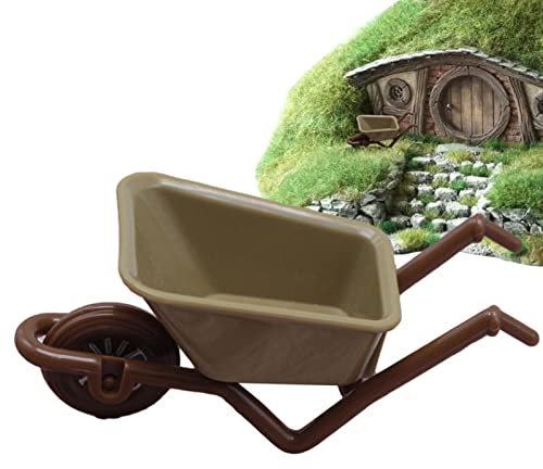 Abonda brouette, outils miniatures pour maison poupée, mini modèles chariot simulation brouettes, chariot jardin, décoration pour pot fleurs