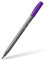 STAEDTLER brush pen pigment Arts, violett, pigmentierte Premium-Zeichentusche, Pinselspitze für variable Linienbreite, wasserfest, schnelltrocknend, 10 violette brush pens im Kartonetui, 371-6