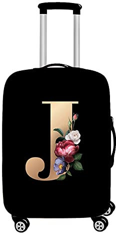 Mateju Kofferschutzhülle Elastisch Kofferhülle 19-32 Zoll, Gepäck Cover Reisekoffer Hülle Trolley Case Schutzhülle Luggage Cover Staubdichte Waschbare Kofferbezug (XL (29-32 Zoll),J)