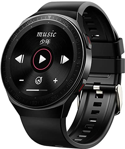 QESTO FDD 8G Memory Music MT3 Smart Watch Band Sound Record Storage Bluetooth Call Smartwatch for Men Women Blood Pressure Fitness Tracker(Red)(Black)