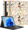 Wazzasoft for Microsoft Surface Pro 9 Case 13 Inch 2022 for Women Cute Girls Folio Cover Flower Floral Luxury Protection Compatible with Type Cover Keyboard for Windows Surface Pro 9 Case 13 Tablet