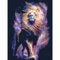 Woplagyreat Diamond Painting Erwachsene Diamant Bilder Dimondpaintin Blumen 5d Landschaft Diamanten Crystal Art Rahmen 70x40 Groß Deko Wohnzimmer Wanddeko Schlafzimmer Pflanzen Aesthetic Fantasie Löwe