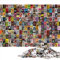 Puzzle für Erwachsene, 1000 Teile, Vintage-Collage, 100% recycelter Karton, für Erwachsene und Kinder ab 12 Jahren, lustige Puzzlespiele, 1000 Teile (26 x 38 cm)