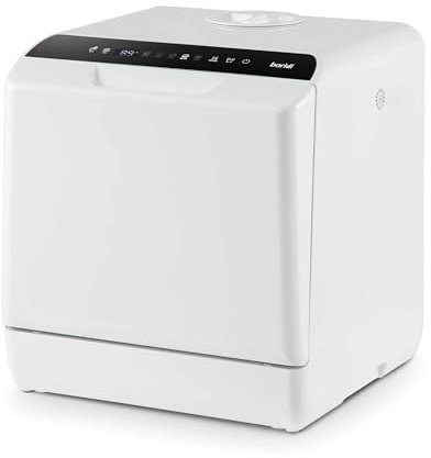 Baridi Mini Portable Tabletop 5L Dishwasher, 4 Place Settings, 5 Wash Functions - DH224