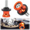 Gloryit M8 Schwingenadapter Ständer,Schwinge Ständer, 2 Stück Universal Montageständer Motorrad für Lifting Pin Screw Rear Sliders,M8 Schwinge Ständer Duke 125 200 250 390 690 790 890 Motorradständer