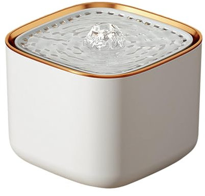 Fontaine à Eau pour Chats, 3L Fontaine a Eau Chat sans Fil, Ultra Silencieuse Fontaine à Eau pour Compagnie avec Filtre, Fontaine à Boire pour Chat, Convient à Plusieurs Animaux de Compagnie