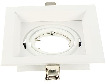 Artibetter 2 Stk Strahlergehäuse LED-Lichtbasis Lampensockel gu10-Zubehör Deckeneinbauleuchte ceiling light deckenlamp Deckenleuchte Montageschale Lichthalter Aluminiumlegierung Weiß