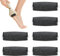 6PCS Electric Foot File Replacement Heads for Scholl Velvet Smooth Replacement Rollers Refills Pumice Stone for Feet Pedicure Hard Skin Remover Rollers Heads Compatible Foot File Refills Black
