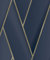K Collection Debona Armando Herringbone Geometric Metallic Vinyl Wallpaper Navy 2121