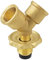 KESOTO Propane Gas Splitter for Propane Cylinder Bottle Adapter Hose Quick Connect Gas Adapter for Home Motorhome BBQ, Zinc Alloy