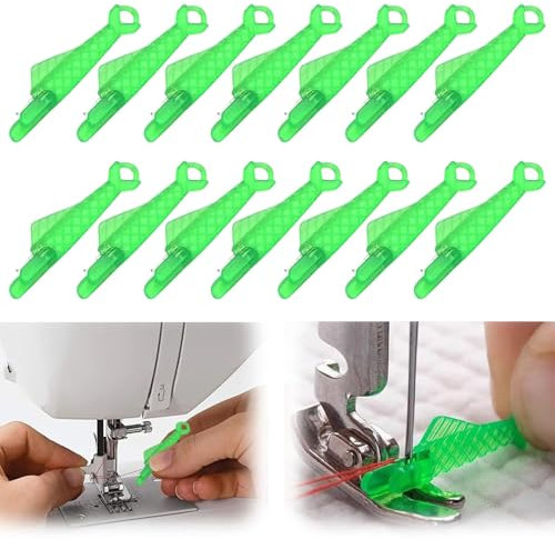 Bipl 20 Stück Nadeleinfädler, Einfädler für Nähmaschinen, Kunststoff Nähnadeln Einfädler, Einfädelhilfe für Nähnadeln, Automatischer Einfädler Nadel Threading Tool für Handnähen, Nähmaschinen Zubehör