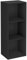 Blisswood Wooden Bookcase, 3 tier Bookshelf Storage Shelves, Cube Storage unit, Narrow shelving unit for Home, living room display shelves, bedroom and office furniture (Black)