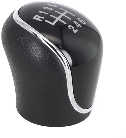 EXTRWORY 6-Gang-Auto-Schaltknauf, Schaltknauf, Handball für Hyundai für IX35 für 2012-2016, schwarz, für ABS-Innenersatz