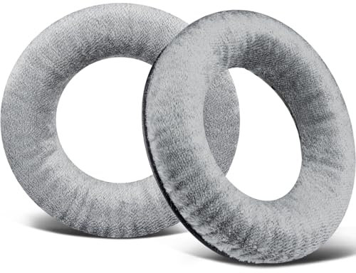 SOULWIT Cuscinetti Auricolari Velluto Ricambio per Beyerdynamic DT 770/DT770 PRO/DT511/DT801/DT831/DT901/HS300/MMX300/Custom One PRO Plus/Custom Studio Cuffie, Padiglioni con Schiuma ad Alta Densità