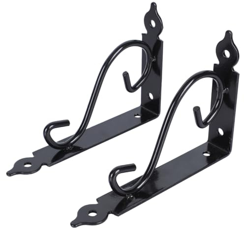 GALPADA Regalhalterung Weiß Eisenregalhalterung Als Wandhalterung Für Regalbrett Dreieckhalterung Für Küche Büro Wohnzimmer Und Diy-Projekte 2 Stück 15.00 X 10.50 X 2.50 cm