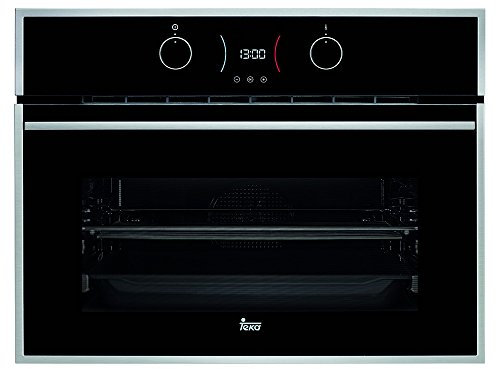 Teka | Horno compacto Multifunción SurroundTemp A+ de 45 cm | Color Cristal Negro