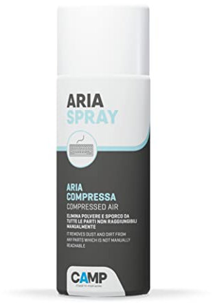 Camp ARIA SPRAY, Getto d'aria compressa per pulire computer, tastiere, fotocamere, componenti e accessori