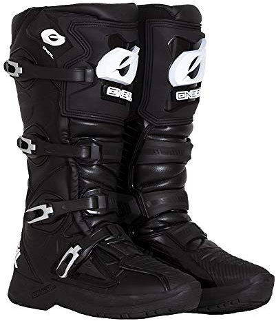 O'NEAL Motocross Stiefel RMX Boot EU I Enduro Motorrad I Ergonomische Motorradschuhe Herren & Damen mit Anti-Rutsch Sohle I Schwarz I Größe 40