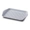 Zeal G200S Serviertablett aus Melamin, gepunktet, 18 x 14 cm, französisches Grau, French Grey
