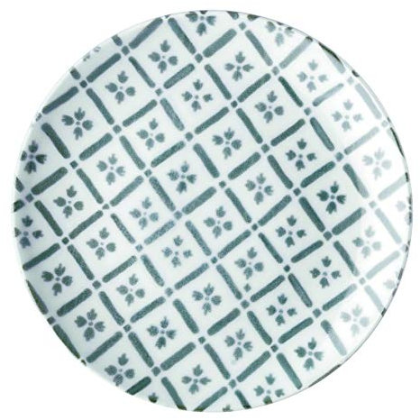 Guzzini Piatto Frutta Le Maioliche, Grigio Cielo, Ø19.7 cm