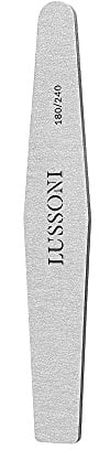 T4B LUSSONI ZEBRA Diamond Files Zebra Trapez Nagelfeile, Körnung 180/240 Für Künstliche Und Natürliche Nägel (50 Stk.)